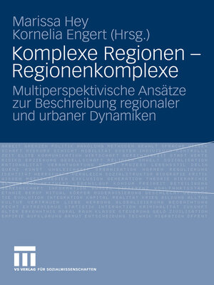 cover image of Komplexe Regionen--Regionenkomplexe